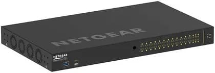 Netgear GSM4230P 24-Port Gigabit PoE+ Compliant Managed Network Switch, 300W Power Budget, 60 Gb/s Switching Capacity, 4x Gigabit SFP Ports, 44.64 Mpps Forwarding Rate | GSM4230P-100EUS