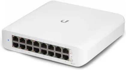 Ubiquiti USW-Lite-16-PoE UniFi 16-Port Cloud Managed Desktop Gigabit PoE+ Switch w/ 8 x PoE+ Ports, 45W Power Budget, 16 Gb/s Switching, Supports UniFi Network Controller | USW-Lite-16-PoE