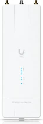 Ubiquiti Wave MLO5 Wireless Bridge, Dual 5 GHz WiFi 7 MLO, 5+ Gbps Throughput, 100 km PtP Range, 10 GbE RJ45, SFP+, Outdoor IPX6, UISP Ready, White | Wave-MLO5