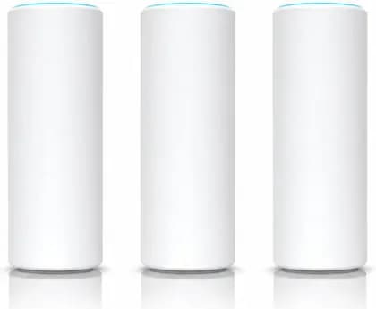 Ubiquiti UniFi U6-Mesh Networks Access Point, High Efficiency 4x4 MIMO with 160 MHz Bandwidth, Powered with 802.3af PoE, 3 Pack, White | U6-MESH-3