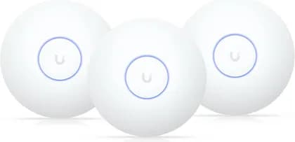 Ubiquiti U7 Long-Range Access Point, Up to WiFi 7 Standard, 5 Spatial Streams, 300+ Max Client Count, Up to 4.3 Gbps Data Rates, 2.5 GbE Uplink, 3 Pack, White | U7-LR-3