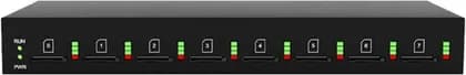 Dinstar UC2000-VE-8T-B SIP VoIP LTE Gateway, 8x LTE Channels, Business Version, Hot-Swappable Pop-Up SIM Slots, Dual Gigabit Ethernet, SMA Antenna Connectors, Black | UC2000-VE-8T-B