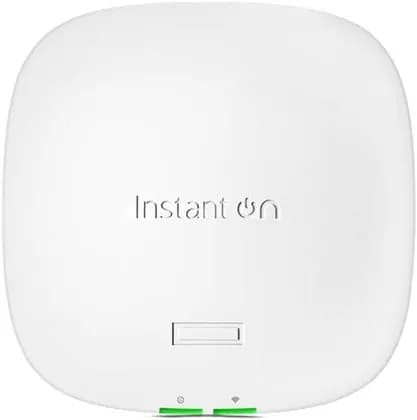 Aruba Instant On AP21 Access Point, Dual-Radio, 5GHz 1.2Gbps & 2.4GHz 300Mbps Data Rate, Dual Omni-Directional 2x2 MIMO, 1.7dBi (2.4GHz), 4.8dBi (5GHz) Antenna Gain, White | S1T09A