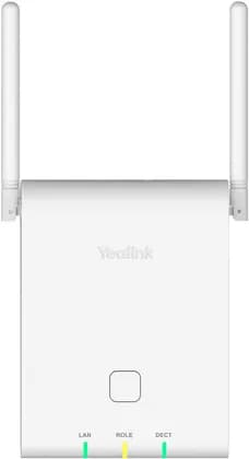 Yealink W90B DECT IP Multi-Cell Base Station, Support for up to 2500 DECT Calls, 60 Base Stations & 250 Handsets Support, Up to 250 SIP Accounts, White | W90B