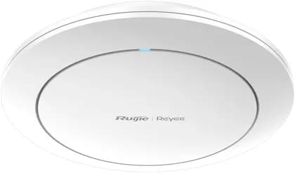 Ruijie RG-RAP2266 AX3000 Indoor Ceiling-Mount Wi-Fi 6 Access Point, 2977Mbps Max Speed, Dual Band 2.4 GHz & 5 GHz, Reyee Mesh Technology, Round Decent Design, White | RG-RAP2266