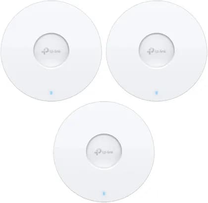 TP-Link AX1800 Ceiling Mount WiFi 6 Access Point, 1x Gigabit Ethernet (RJ-45) Port, Internal Omni Antenna, 5 GHz Up to 1201 Mbps & 2.4 GHz Up to 574 Mbps, Triple Pack, White | EAP613-3Pack