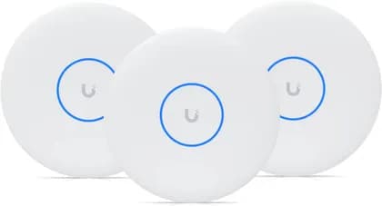 Ubiquiti U7 Pro XGS Access Point, Wi-Fi 7, 6GHz Support, 8 Data Streams, Powered By PoE++, Hotspot 2.0, Zero-Wait DFS, Internal Antenna, 1x 10GbE PoE+ RJ45 Port Interface, 3 Pack, White | U7-Pro-XGS-3