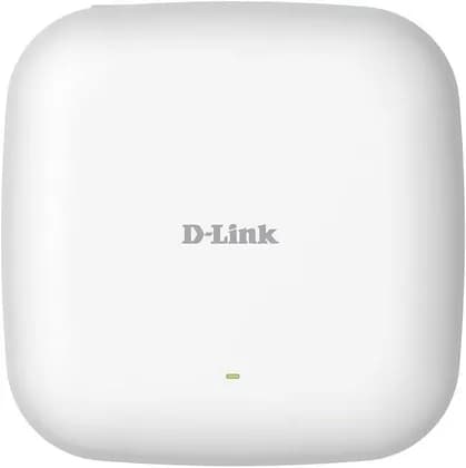 D-Link PoE Access Point WiFi 6 AX1800 Wave 2 Dual Band Wireless Internet Network Compact Design Wall Ceiling Mountable WiFi AC AP (DAP-X2810), White