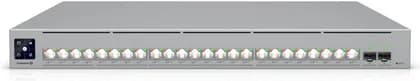 Ubiquiti Enterprise Campus 24 PoE 1U Rackmount Switches, 24 PoE Ports, 460 Gbps Switching Capacity, 342 Mpps Forwarding Rate, 1000 VLANs Support | ECS-24-PoE-EU