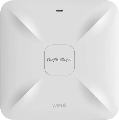 Ruijie Reyee RG-RAP2260(G) AX1800 Wi-Fi 6 Dual-band Gigabit Ceiling Mount AP, Dual Gigabit LAN Uplink Ports, Built-in Antennas, Up to 500 Client Connection, White | RG-RAP2260(G)