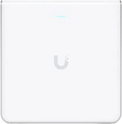 Ubiquiti U6 Enterprise In-Wall AP, WiFi 6E, 10 Spatial Streams, 6 GHz, 4.8 Gbps, 4-Port Switch, White | U6-Enterprise-IW