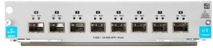 Aruba 8-Port 10G SFP+ MACsec v3 zl2 Module, 8 x 10G SFP+ Ports, Modular Design, for the 5400R zl2 Switch Series, White | J9993A