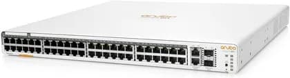 Aruba Instant On 1960 48G 2XGT 48-Port Gigabit PoE++ Compliant Managed Network Switch with SFP+, 176 Gb/s Switching Capacity, 600W Power Budget, 131 Mpps Forwarding Rate, 2 x 10G RJ45, White | JL809A