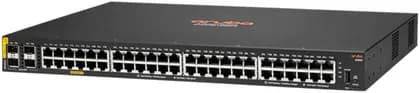 Aruba CX 6000 48G 48-Port Gigabit PoE+ Compliant Managed Network Switch with SFP, 48 x Gigabit Ethernet PoE+ Ports, 77.3 Mpps Forwarding Rate, 4 x 1GbE SFP Ports, Black | R8N85A
