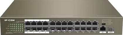 IP-COM F1126P-24-250W 24 10/100Mbps +1 Gigabit/SFP Slots Switch with 24-Port PoE | F1126P-24-250W