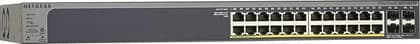 Netgear GS728TPP 24-Port Gigabit PoE+ Managed Switch, SFP, 56 Gb/s Switching, 380W Power, 24x Gigabit Ethernet Ports, Rackmount | GS728TPP-200AJS