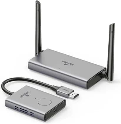 UGREEN CM506 Video Extender/Transmitter And Receiver, 50 Meter 1080p 60Hz Full HD, 5GHz Wireless HDMI + VGA + 3.5mm With LED Indicator And Type C Power Port | 50633A