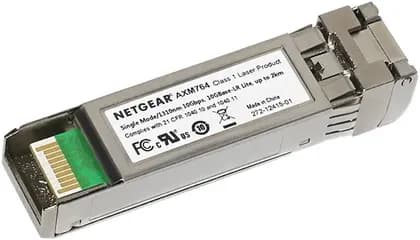 NETGEAR AXM764 ProSafe SFP+ Transceiver, 10GBase-LR Lite, 10Gbps, Single-Mode 9/125 m Fiber, LC Duplex, 2KM Range, Hot-Swappable, M5300/M6100/M7100/M7300 Compatible | AXM764