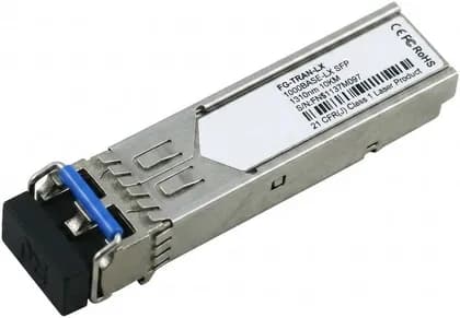 Fortinet FN-TRAN-LX SFP Transceiver Module, 1000Base-LX, 1.25Gbps, Single-Mode, 10KM, 1310nm, Duplex LC, IEEE 802.3z, Digital Monitoring, Hot Plug, -40°C to 85°C | FN-TRAN-LX