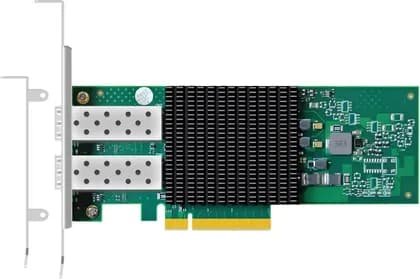 GLOTRENDS ST7443 2-Port 25Gb SFP28 Network Card (Ethernet PCIE NIC) with Broadcom BCM57414 Controller, PCIe 3.0 X8 Interface, Support RDMA (RoCE v1/v2), Not Infiniband RDMA | ST7443