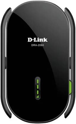 D-Link AC2000 Mesh Range Extender, Dual-Band Connectivity, 2.4GHz & 5GHz Frequency, Up to 1733 Mbps Data Signal Rate, 10/100/1000 Gigabit Ethernet Port, 10 Pieces, Black | DRA-2060