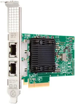 HPE Ethernet 10Gb 2-port BASE-T X550-AT2 Adapter, SR-IOV, DPDK Packet, PCIe 3.0 x 4, 10Gb Ethernet x 2, ProLiant ML110/ML350 Gen10 | 817738-B21