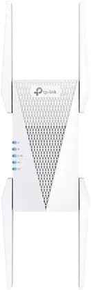 TP-Link AXE5400 Tri-Band Mesh Wi-Fi 6E Range Extender, Broadband/Wi-Fi Extender, Wi-Fi Booster/Hotspot With 1 Gigabit Port, 160 MHz Channels, Built-In Access Point Mode, Easy Setup, White | RE815XE
