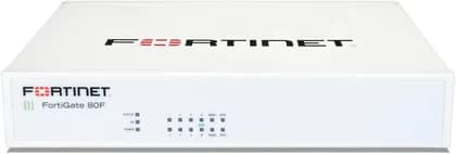 Fortinet FortiGate-80F Firewall, Up to 1Gbps Firewall Throughput, 12x GE RJ45 Ports, 1 Year FortiCare Premium and FortiGuard Unified Threat Protection (UTP), White | FG-80F-BDL-950-12