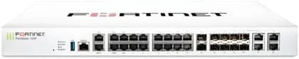 Fortinet FortiGate-100F Firewall, 10 Gigabit Ethernet Technology, Rack-Mountable, 1 Year FortiCare Premium and FortiGuard Unified Threat Protection UTP, White | FG-100F-BDL-950-12