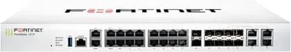 Fortinet FG-101F Firewall, x21 RJ-45 Network Ports, 10 Gigabit Ethernet, 1U Rack-Mountable, 10 Expansion Slot, 8x SFP Slots, x2 SFP+ Slots, USB, White | FG-101F-BDL-950-36