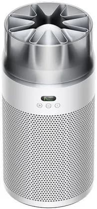 Dyson HJ10 HushJet Purifier Compact, Powerful purification, Electrostatic filtration, Activated carbon filter, Removes pet allergens, Captures allergens and pollen, White/Silver | HJ10