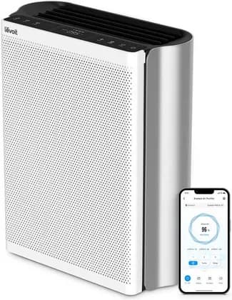 Levoit EverestAir-P Smart Air Purifier, Large Rooms up to 2,655 ft , Washable Pre-Filter, HEPA Filtration, 3-Channel Air Quality, Sleep Mode, Alexa Control, White | LAP-EL551S-AGC