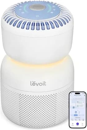 Levoit Sprout Smart Baby Air Purifier, HEPA Filter, White Noise Sound Machine, Blue-Light-Free Night Light, 5-Level Air Quality Monitor, WiFi App Control, For Bedroom & Nursery, White | LAP-B851S-WUK