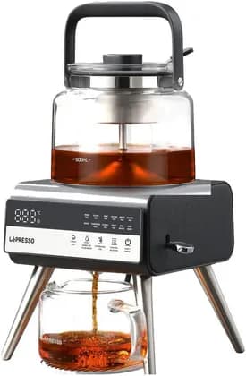 Lepresso Brewify Tea Brewer with Digital Display, 1 Liter, 1000W Power, Electric Tea Maker with Smart Temperature Control, Easy Brewing Function, Black | LPCFFBTC0037BK
