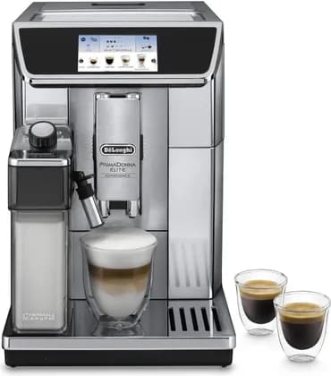 DE'LONGHI PRIMADONNA Elite Fully Automatic Coffee Machine, 18+ Functions, Bean-to-Cup Espresso Maker, Touch Control, Precision Grinding | ECAM650.85.MS