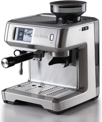 Ariete ART1312 Bean to Cup Espresso Machine with Built-In Coffee Grinder, 15 Bar Pump, 1600W, TFT Display, Automatic Cappuccino & Coffee Maker for Home and Office, Metallic | ART1312