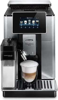 De'Longhi PrimaDonna Soul ECAM610.75.MB Automatic Coffee Maker, Bean Adapt Tech, 4.3" Touch, 21 Drinks, LatteCrema, 19 Bar, 2.2L Tank, 500g Beans, App Control, 5 Profiles | ECAM610.75.MB