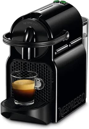 De'Longhi Inissia Nespresso Coffee Machine, Compact, 19-Bar Pressure Pump, Programmable, High-Pressure Pump, Energy Saving Mode, 1260 Watts, 0.7 Liters, Aluminum, Black | EN80.B