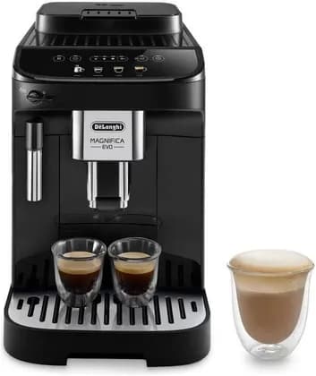 DeLongi Magnifica Evo Fully Automatic Bean To Cup Coffee Machine With Built in Grinder, Espresso, Cappuccino, Latte Maker, Italian design, Best for Home & Office 1.8 L 1450 W, Black | ECAM290.21.B