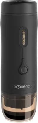 LePresso Momento 2.0 Portable Espresso Coffee Machine Black 75W, 2500mAh Battery, 4 Shots/Chrg, Nespresso Capsules, 200mL Cup, 3Min Single/5Min Double Brew | LPPESSMBK