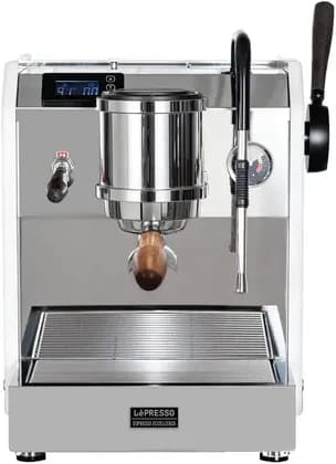 LePresso Espresso Eccellenza Commercial Coffee Machine, 2750W Dual Boiler, 9.5-10Bar Vibration Pump, 3L Water Tank, 58mm Portafilter, Motion Sensor Touchless Control, White | LPCFFCCM0090WH