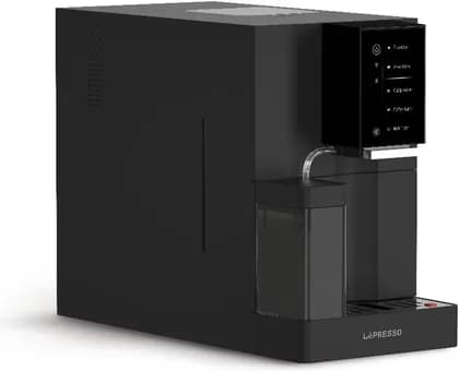 LePresso Brevissimo Automatic Coffee Machine with Mobile App, 4.3" Screen, 1480W Power, 19Bar Italian Pump, Dual Boiler, 1200mL Water Tank, 300mL Milk Tank, Adjustable Grinder, Black | LPCFFBAC0046BK