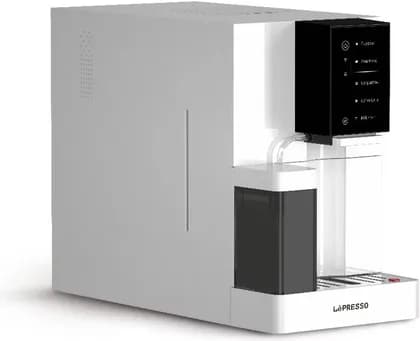 LePresso Brevissimo Automatic Coffee Machine with Mobile App, 4.3" Screen, 1480W Power, 19Bar Italian Pump, Dual Boiler, 1200mL Water Tank, 300mL Milk Tank, Adjustable Grinder, White | LPCFFBAC0046WH