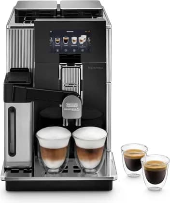 De'Longhi Maestosa Fully Automatic Bean To Cup Coffee Machine With In Built Grinder, Smart One Touch Hot Chocolate, Cappuccino, Latte Macchiato, Espresso Maker App Lin | EPAM960.75.GLM