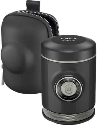 WACACO Picopresso Portable Espresso Machine, 80ml Water Capacity, 18 Bar Max Pressure, Double Espresso, Naked Portafilter, Black | WC-PICO-PRESSO