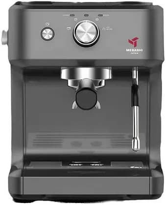 Mebashi Espresso Coffee Machine, 20 Bar Pressure Pump, Thermo Block Heating System, 1.25L Water Tank Capacity, PID Intelligent Temperature Control, Steam Pipe, Black | ME-ECM2045B