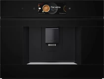 Bosch Series 8 Built-In Fully Automatic Coffee Machine, 1 - 6 Grinding Settings, 19 Bar Pump Pressure, TFT Display, Aroma Double Shot Function, Auto Cleaning, Black | CTL7181B0
