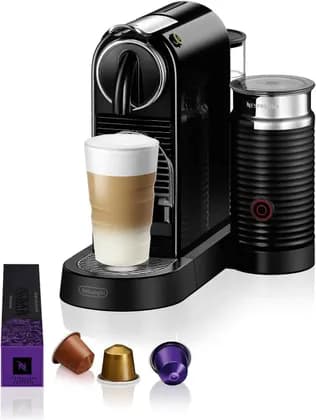 De'Longhi Nespresso Coffee Maker, Elegant Design, User-Friendly Interface, Integrated Aeroccino 3, Backlit Buttons, Programmable, Black | EN267.BAE