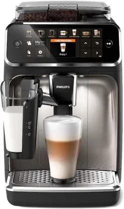 Philips 5400 Series Fully Automatic Espresso Machine, 1500W,12 Beverages, LatteGo Milk Solution, TFT Display, EP5447/90