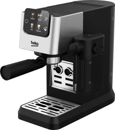 Beko Digital Espresso 15 Bar Pressure, 1.1L CAPACITY, 300ml Milk Container, LCD Screen, 1628 Watts, Ground Bean Storage, Stainless Steel | CEP5304X